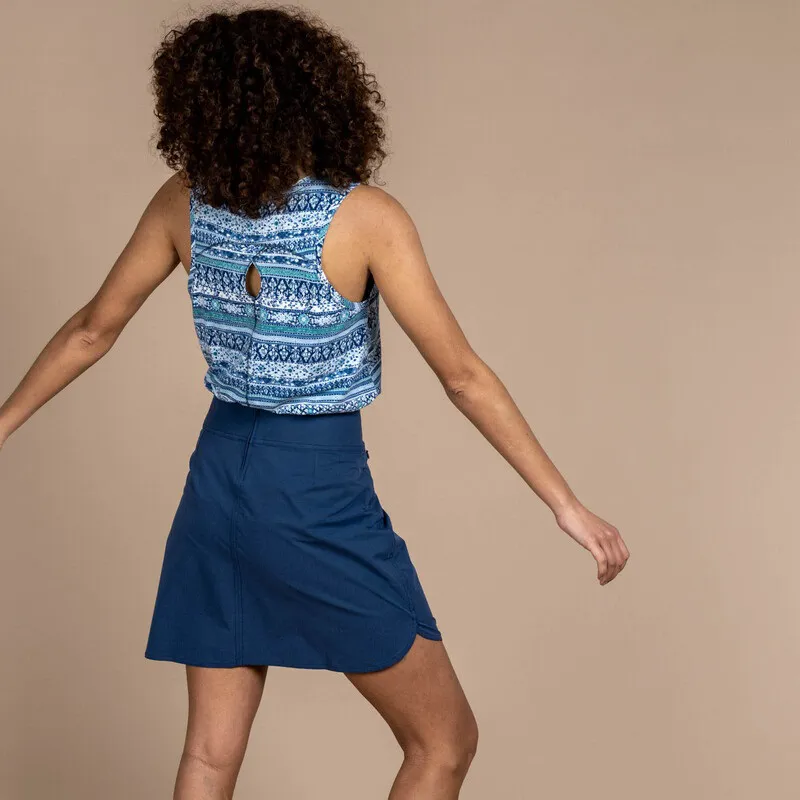 Sherpa Womens Sajilo Skort Neelo Blue-1